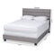 Baxton Studio Ansa Grey Upholstered Full Size Bed 159-9763 - alternate 8